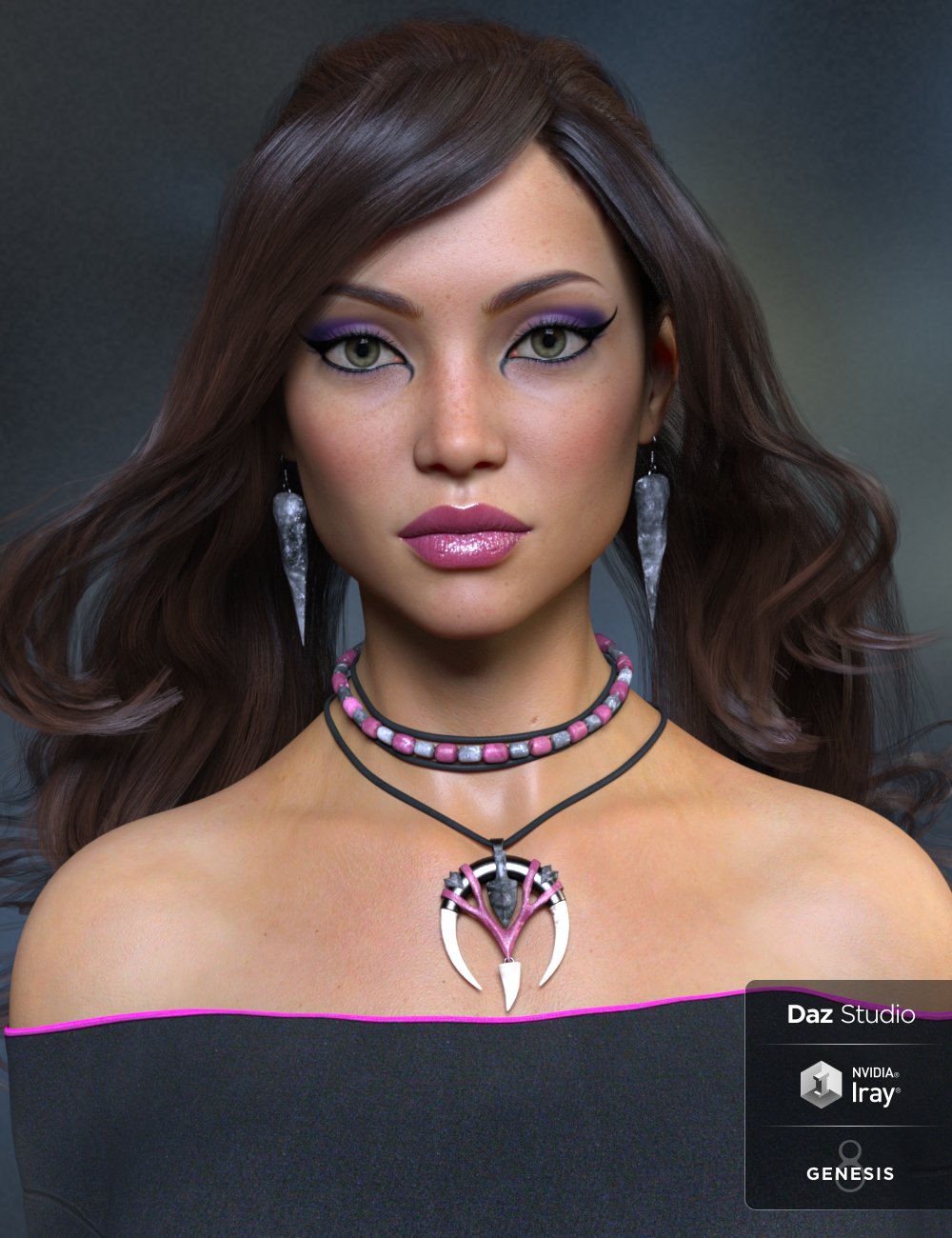 Dafne for Genesis 8 Female by: AnainAkasha, 3D Models by Daz 3D