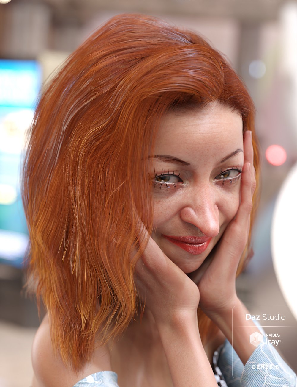 Apex Hair for Genesis 3 & Genesis 8 Female(s) by: goldtassel, 3D Models by Daz 3D
