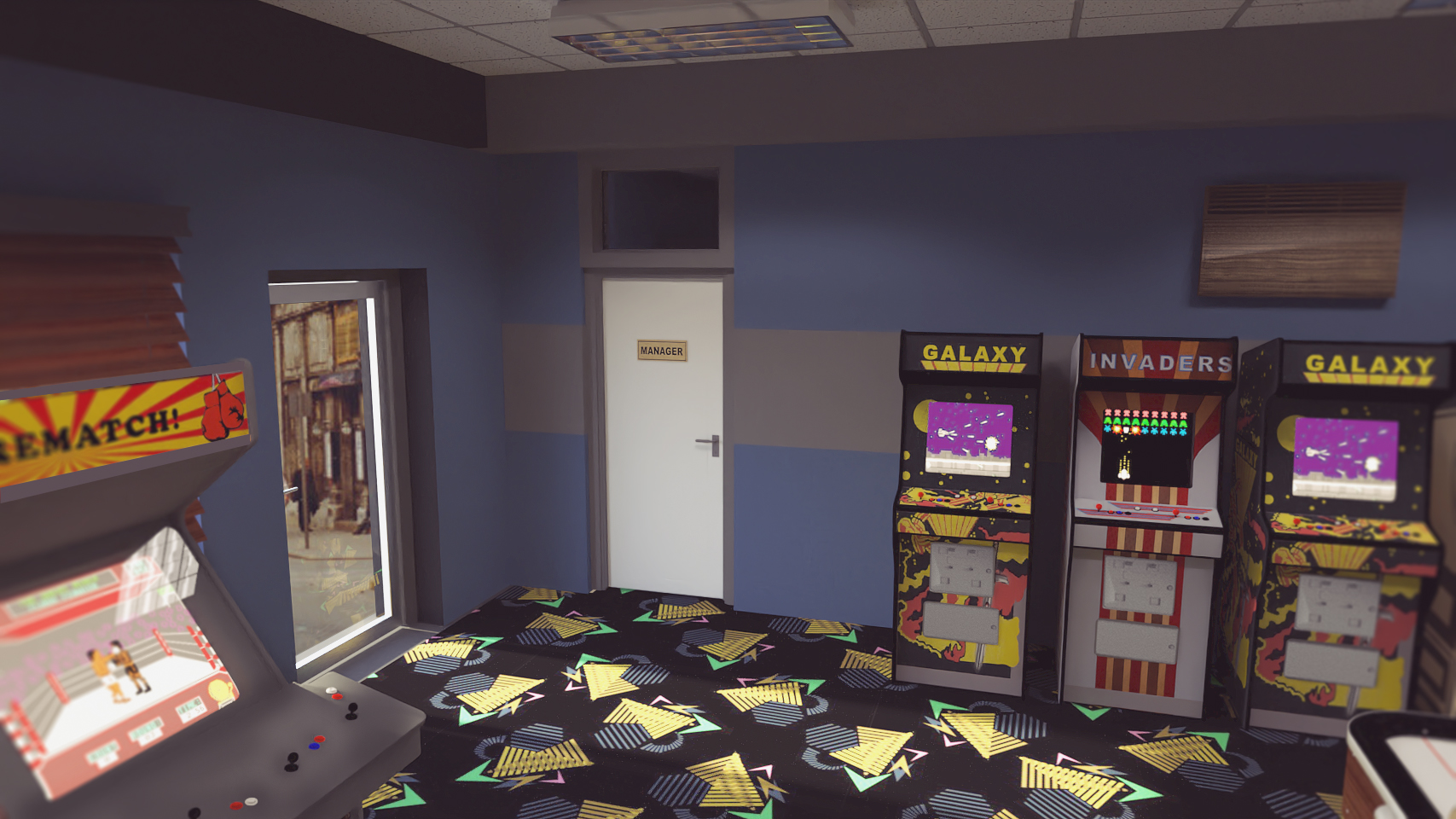 Retro Arcade by: PerspectX, 3D Models by Daz 3D