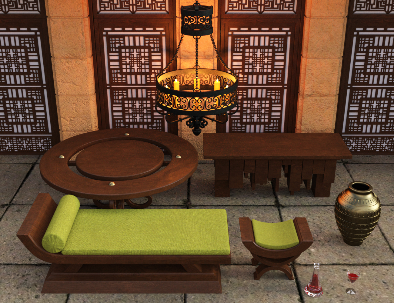 Fantasy Council Room Fantasy Council Room by: Charlie, 3D Models by Daz 3D