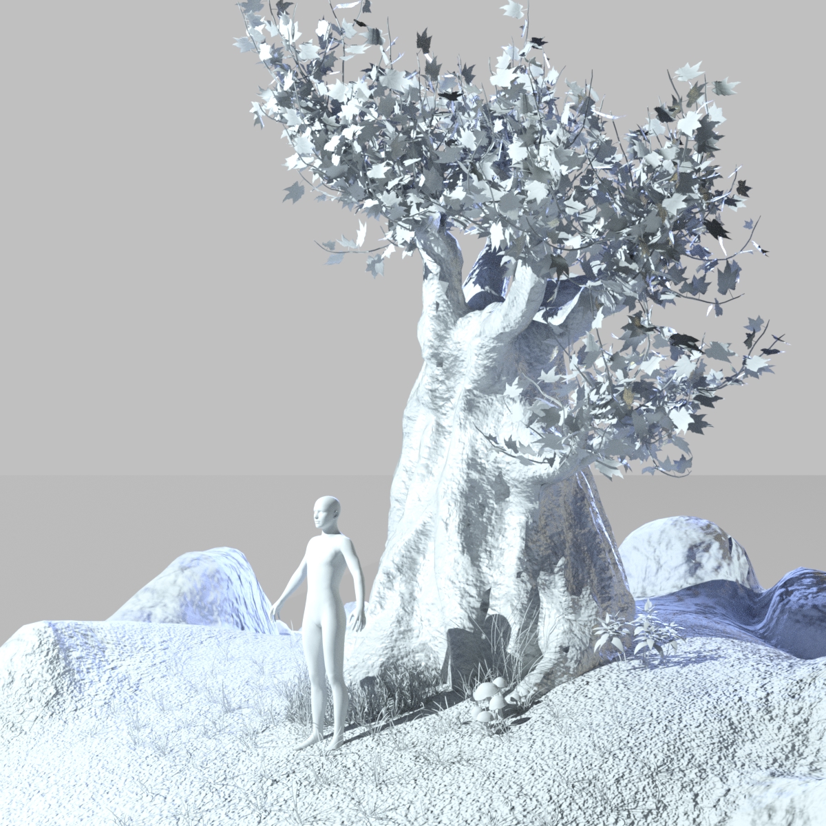 Millennial Tree by: JeffersonAFGendragon3D, 3D Models by Daz 3D