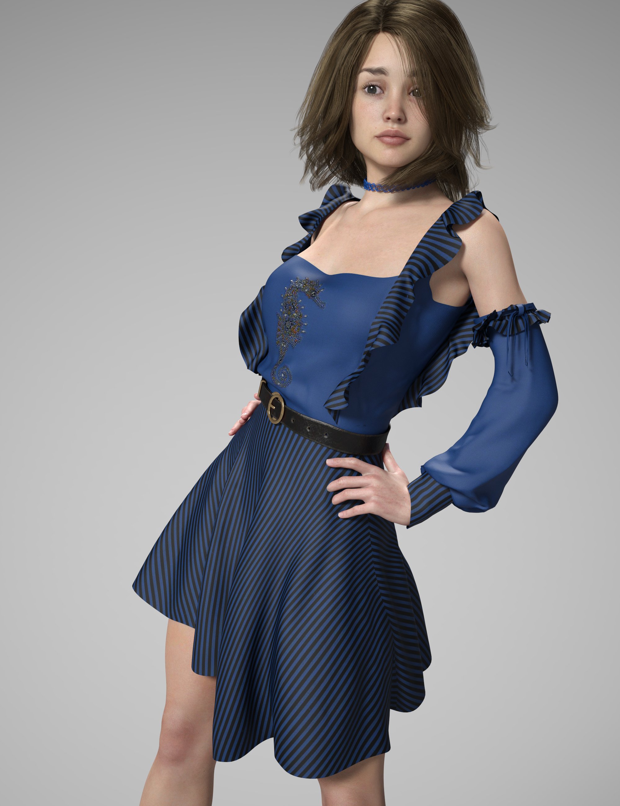 dForce Isabel Outfit Textures by: Moonscape GraphicsSade, 3D Models by Daz 3D