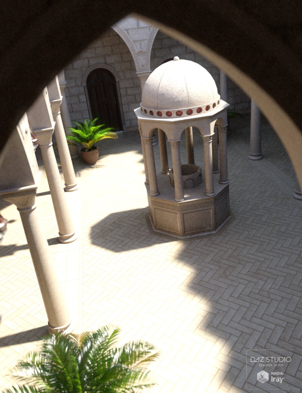 Al Sharqia Courtyard Al Sharqia Courtyard by: Merlin Studios, 3D Models by Daz 3D