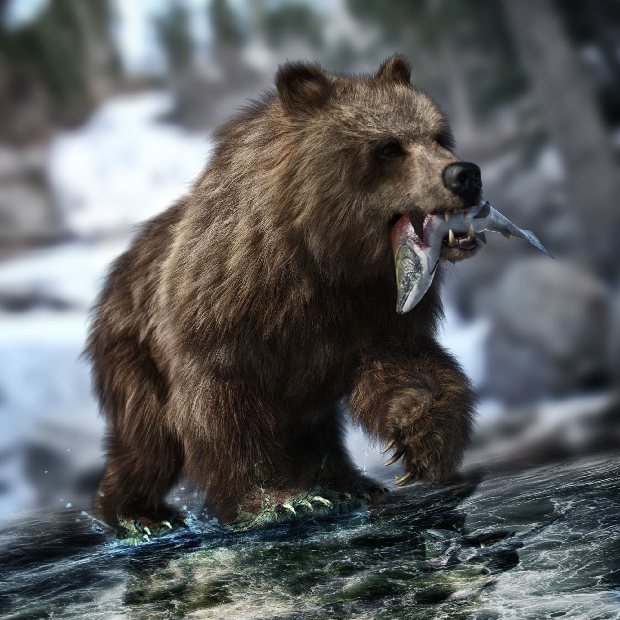 Brown Bear by AM Brown Bear by AM by: Alessandro_AM, 3D Models by Daz 3D