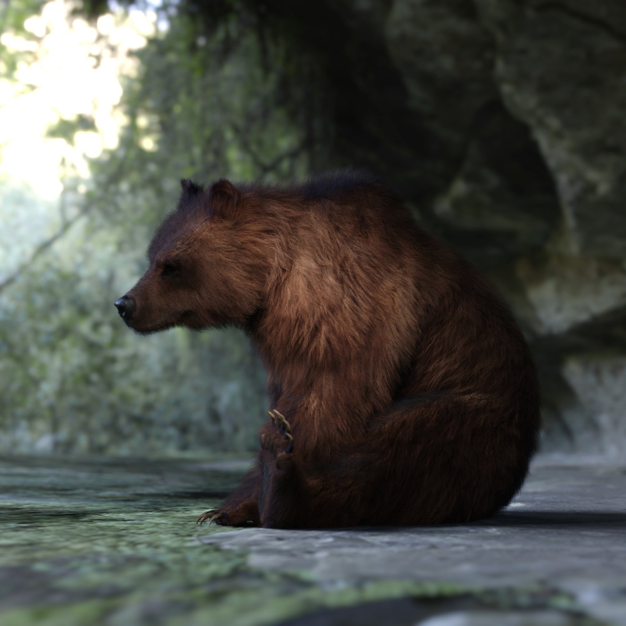 Brown Bear by AM Brown Bear by AM by: Alessandro_AM, 3D Models by Daz 3D