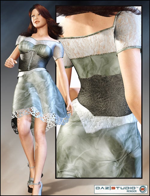 Corset Dress | Daz 3D