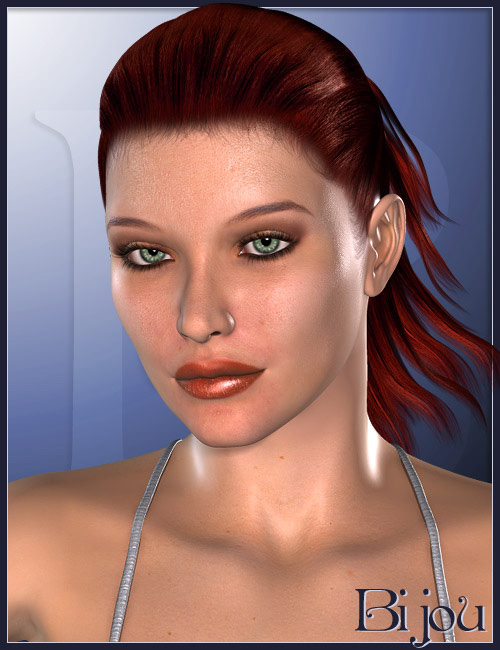 Bijou Character and Hair by: Valea, 3D Models by Daz 3D