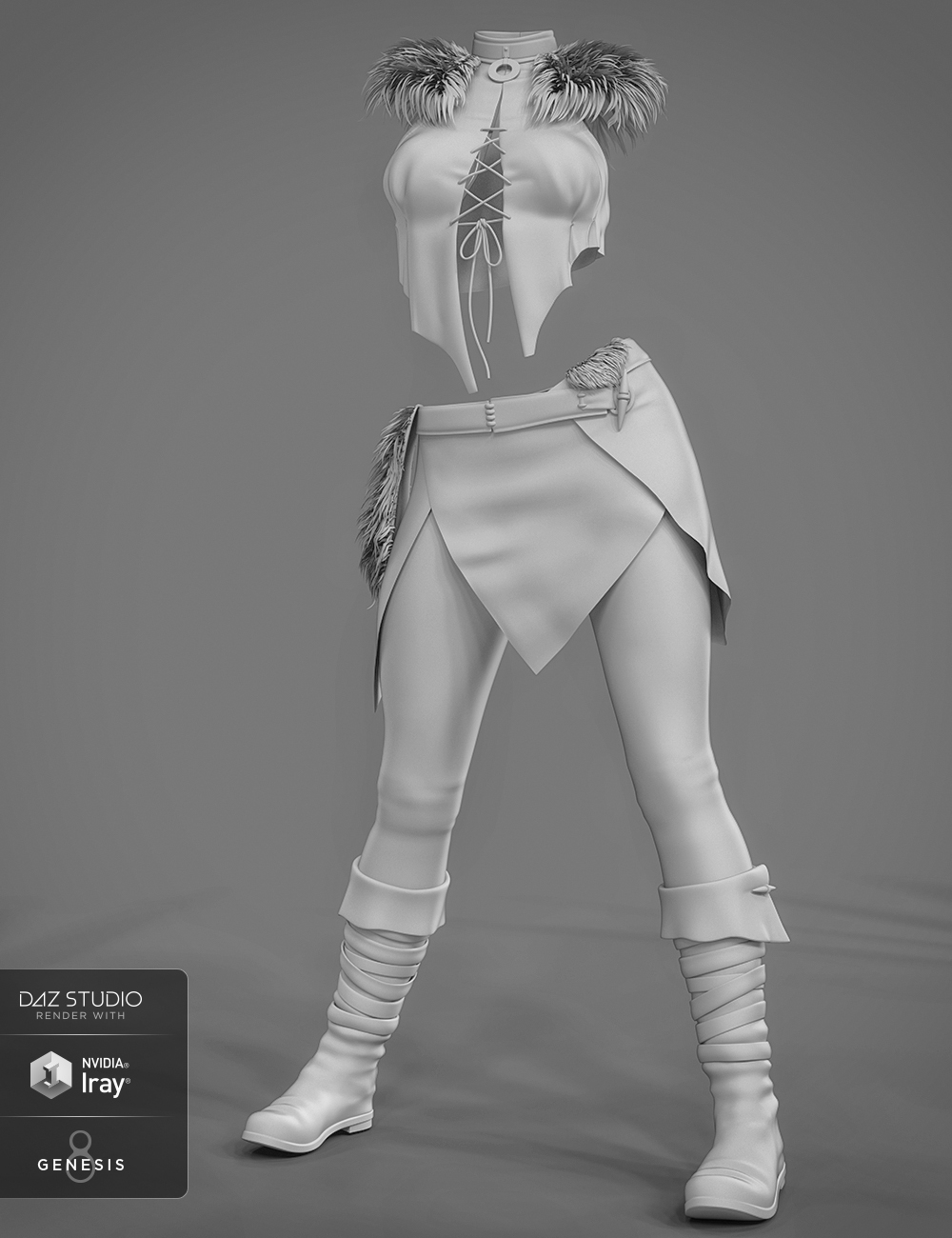 dForce Protector Outfit for Genesis 8 Female(s) by: ArienMada, 3D Models by Daz 3D