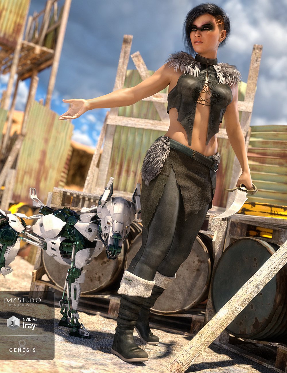 dForce Protector Outfit Textures dForce Protector Outfit Textures by: Arien, 3D Models by Daz 3D