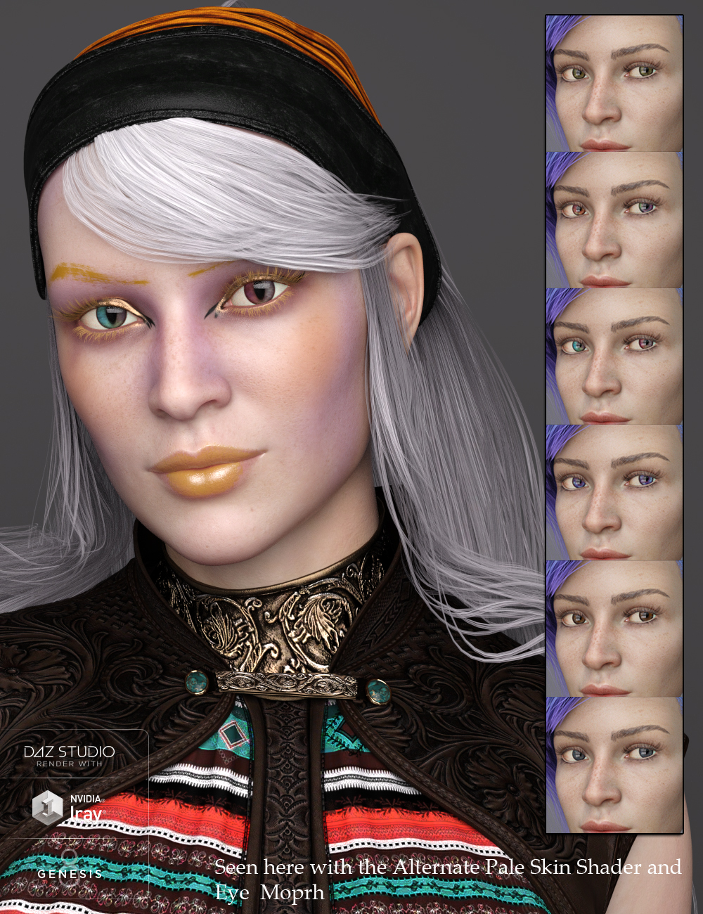Ailikki for Gia 8 by: Darwins Mishap(s), 3D Models by Daz 3D