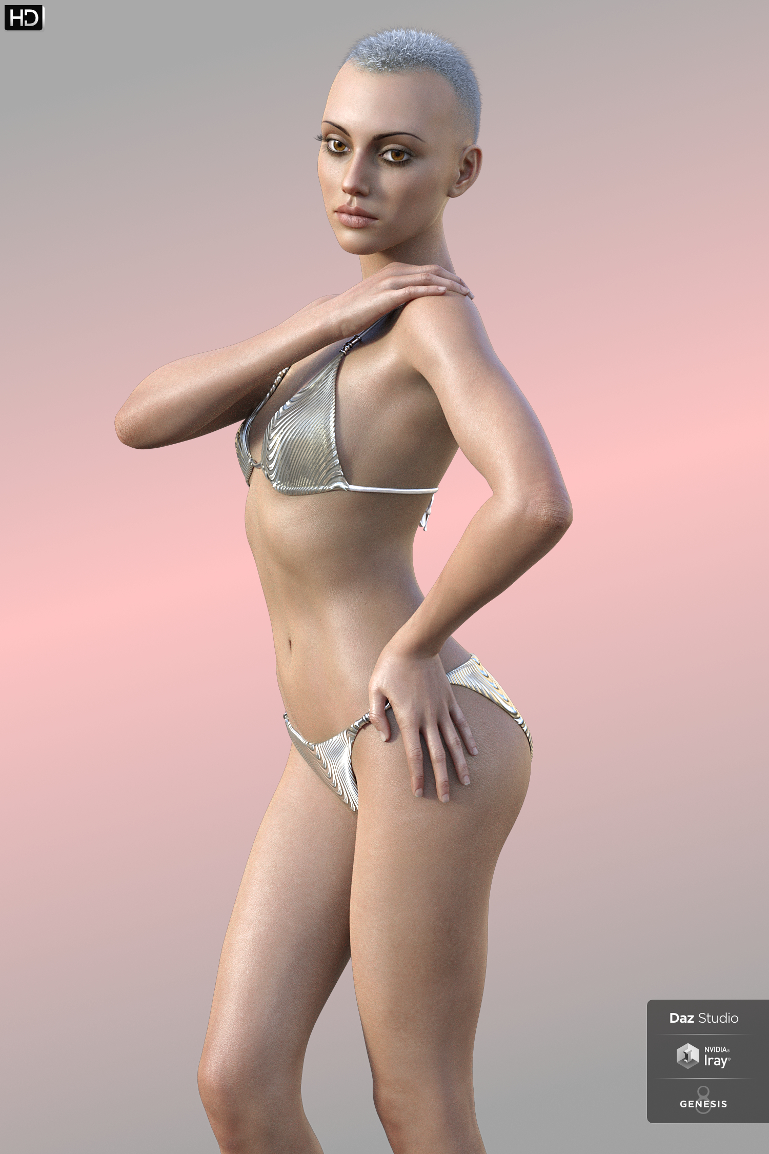 Neeya HD for Genesis 8 Female by: Vyusur, 3D Models by Daz 3D