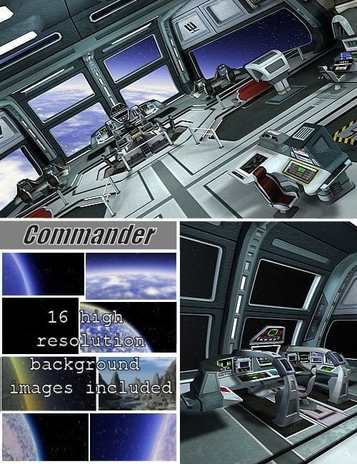 Commander by: Kibarreto, 3D Models by Daz 3D