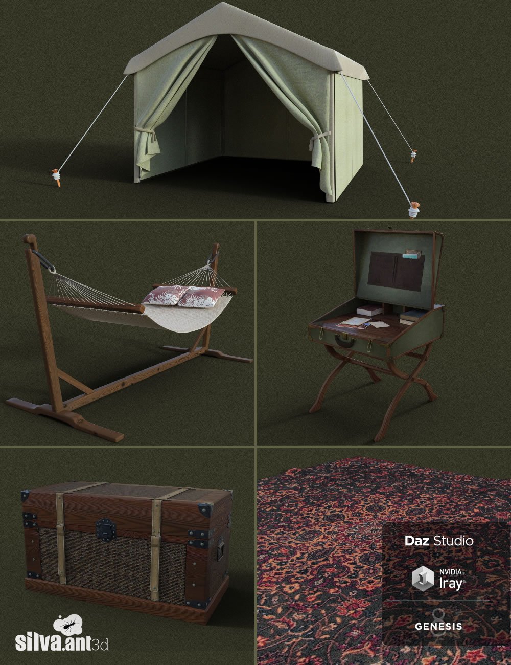 Expedition Camp Expedition Camp by: SilvaAnt3d, 3D Models by Daz 3D
