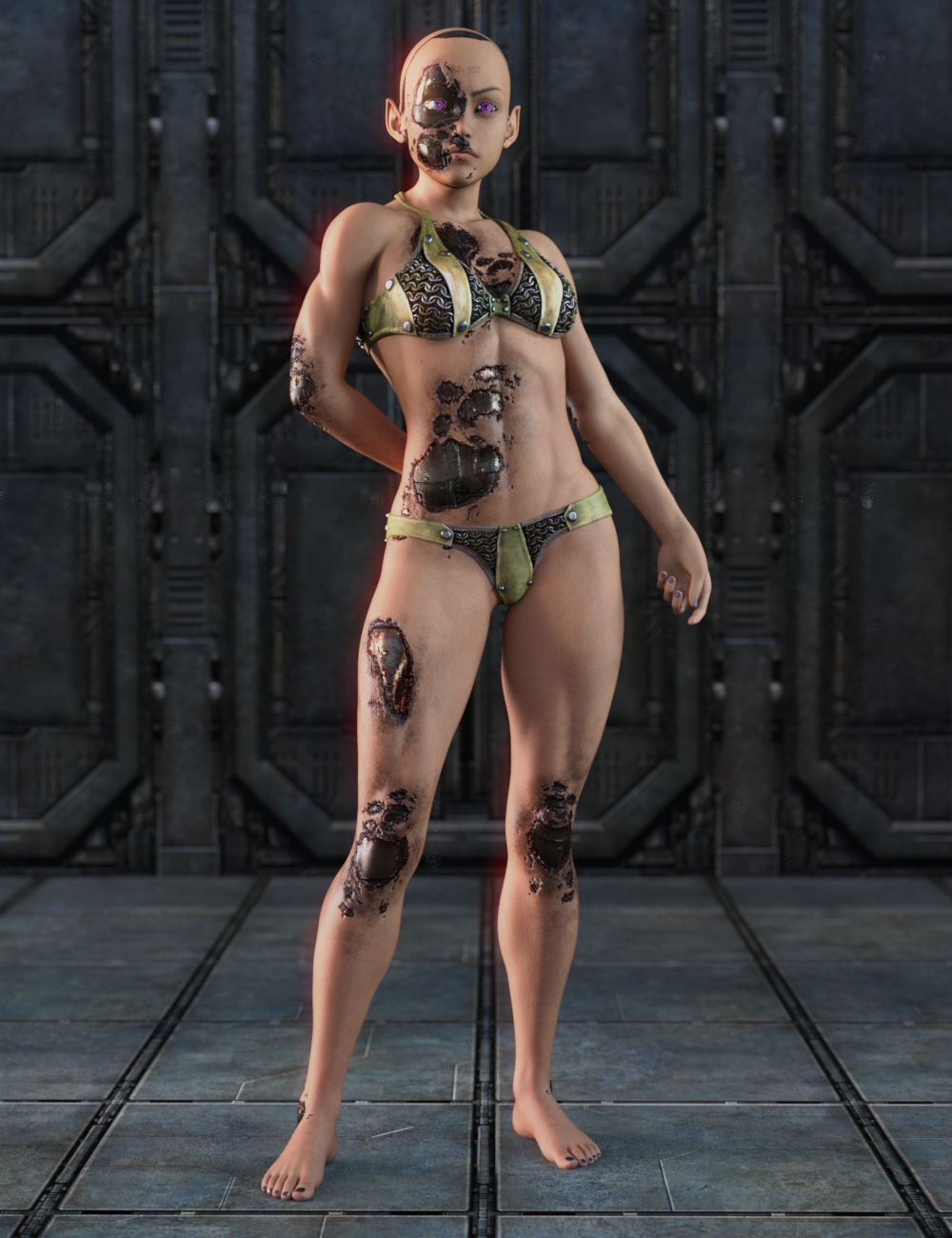 Horrifying Skins Volume 3 for Genesis 3 and 8 Female(s) by: ImagineX, 3D Models by Daz 3D