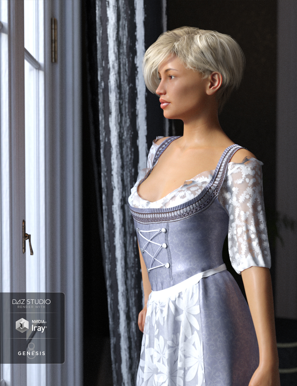 dForce Oktoberfest Dress for Genesis 8 Female(s) dForce Oktoberfest Dress for Genesis 8 Female(s) by: GolaM, 3D Models by Daz 3D