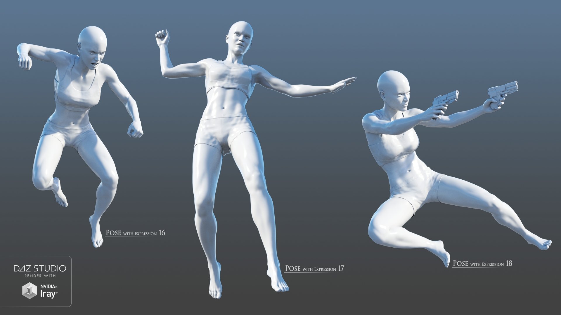 Action Poses and Expressions for Gia 8 Action Poses and Expressions for Gia 8 by: Andrey Pestryakov, 3D Models by Daz 3D