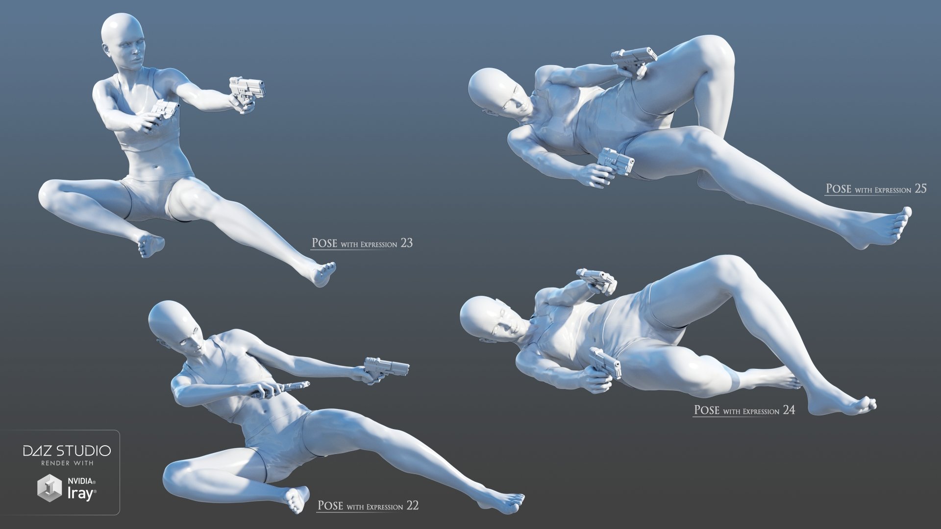 Action Poses and Expressions for Gia 8 Action Poses and Expressions for Gia 8 by: Andrey Pestryakov, 3D Models by Daz 3D