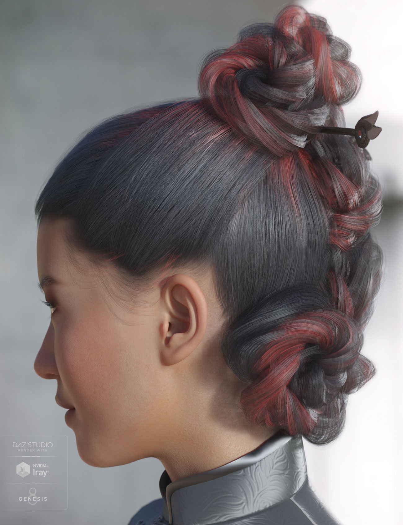 Helena Hair for Genesis 3 & 8 Female(s)