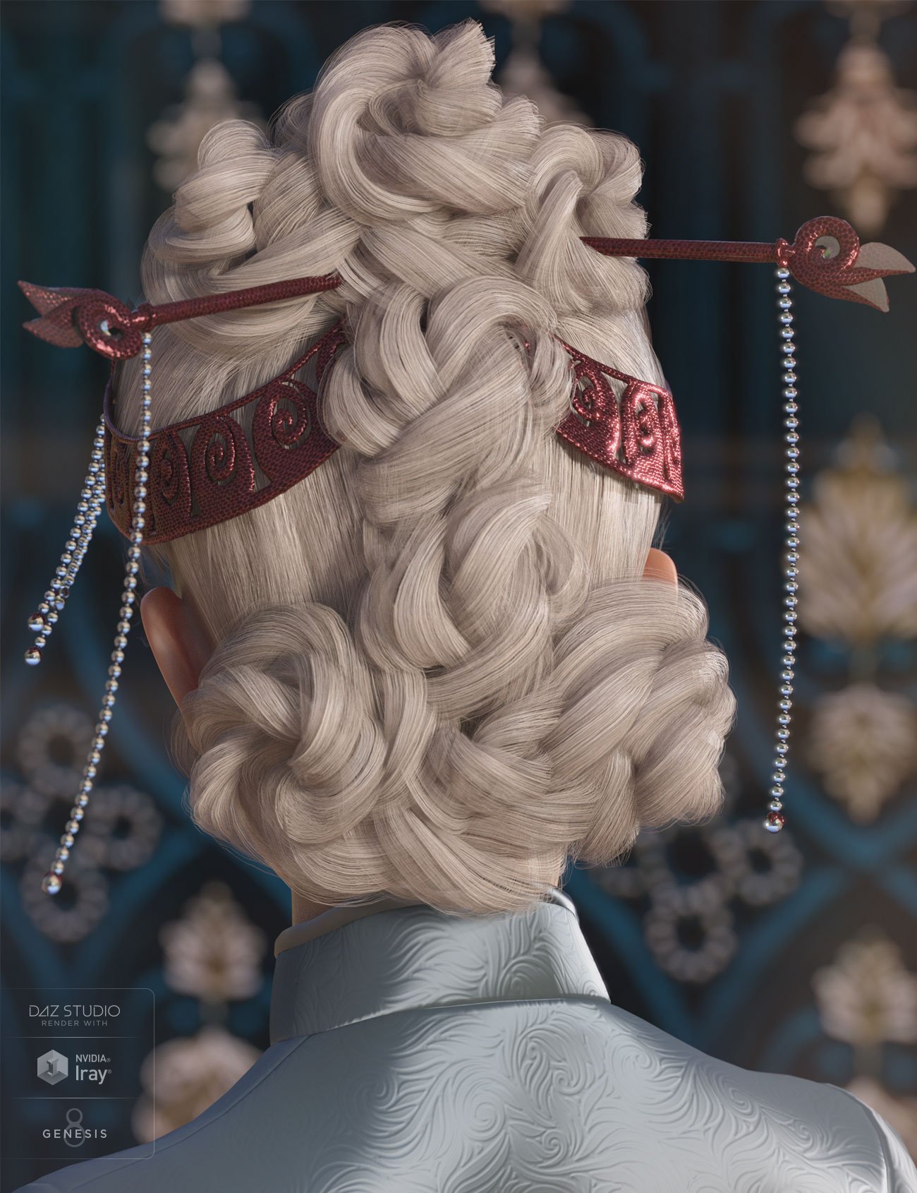 Helena Hair for Genesis 3 & 8 Female(s) Helena Hair for Genesis 3 & 8 Female(s) by: AprilYSH, 3D Models by Daz 3D