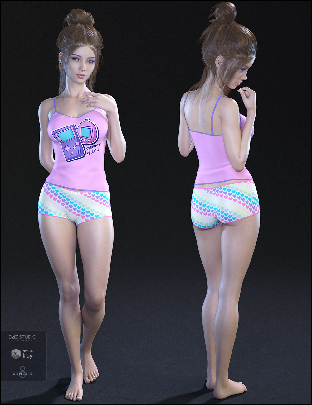 Alyx for Genesis 8 Female by: JessaiiDemonicaEvilius, 3D Models by Daz 3D