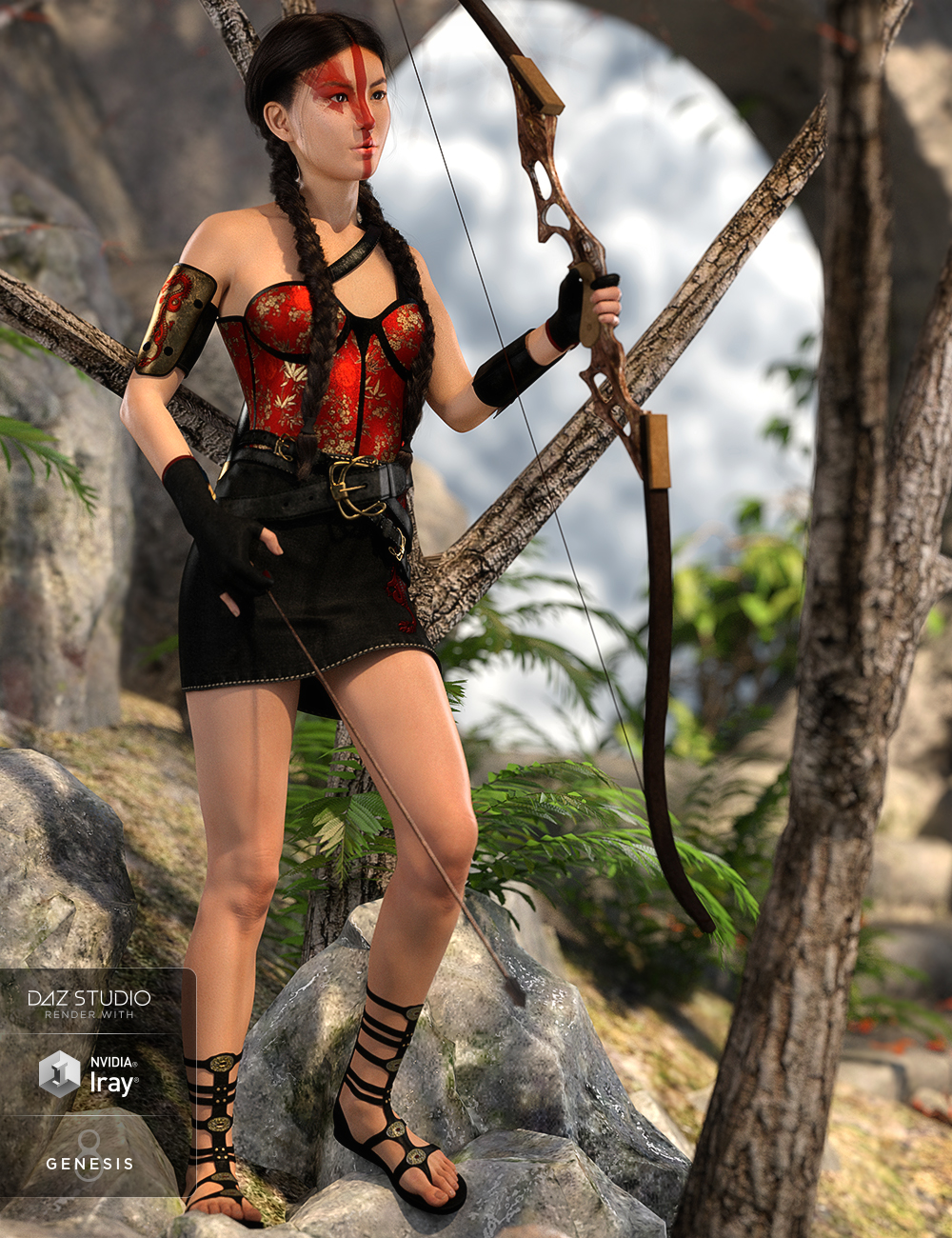 Toxophilite Outfit Textures Toxophilite Outfit Textures by: DirtyFairy, 3D Models by Daz 3D