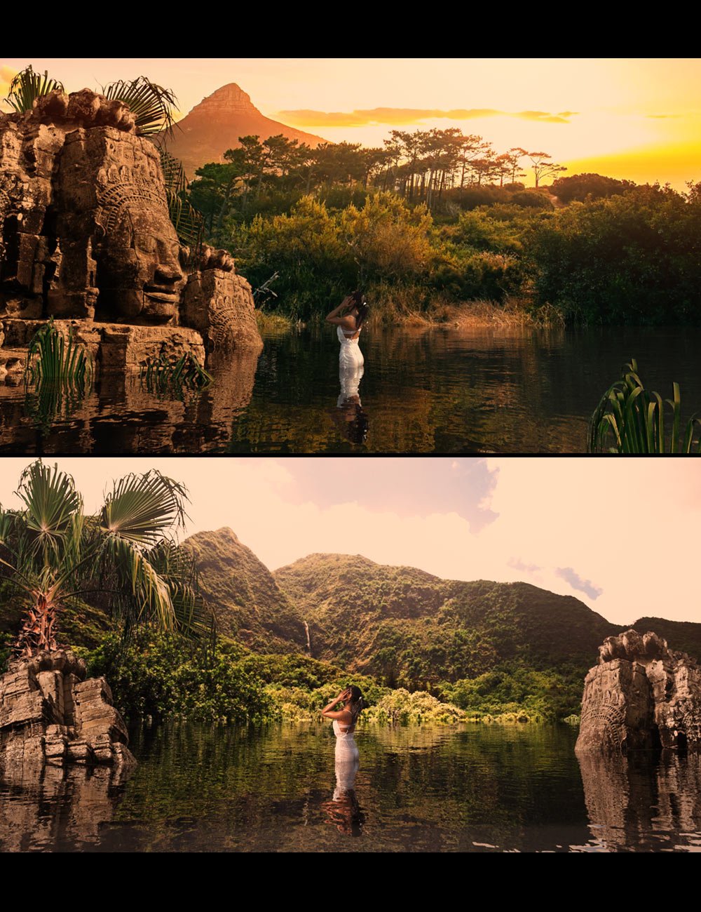 Enchanted Jungle Backgrounds by: Dreamlight, 3D Models by Daz 3D