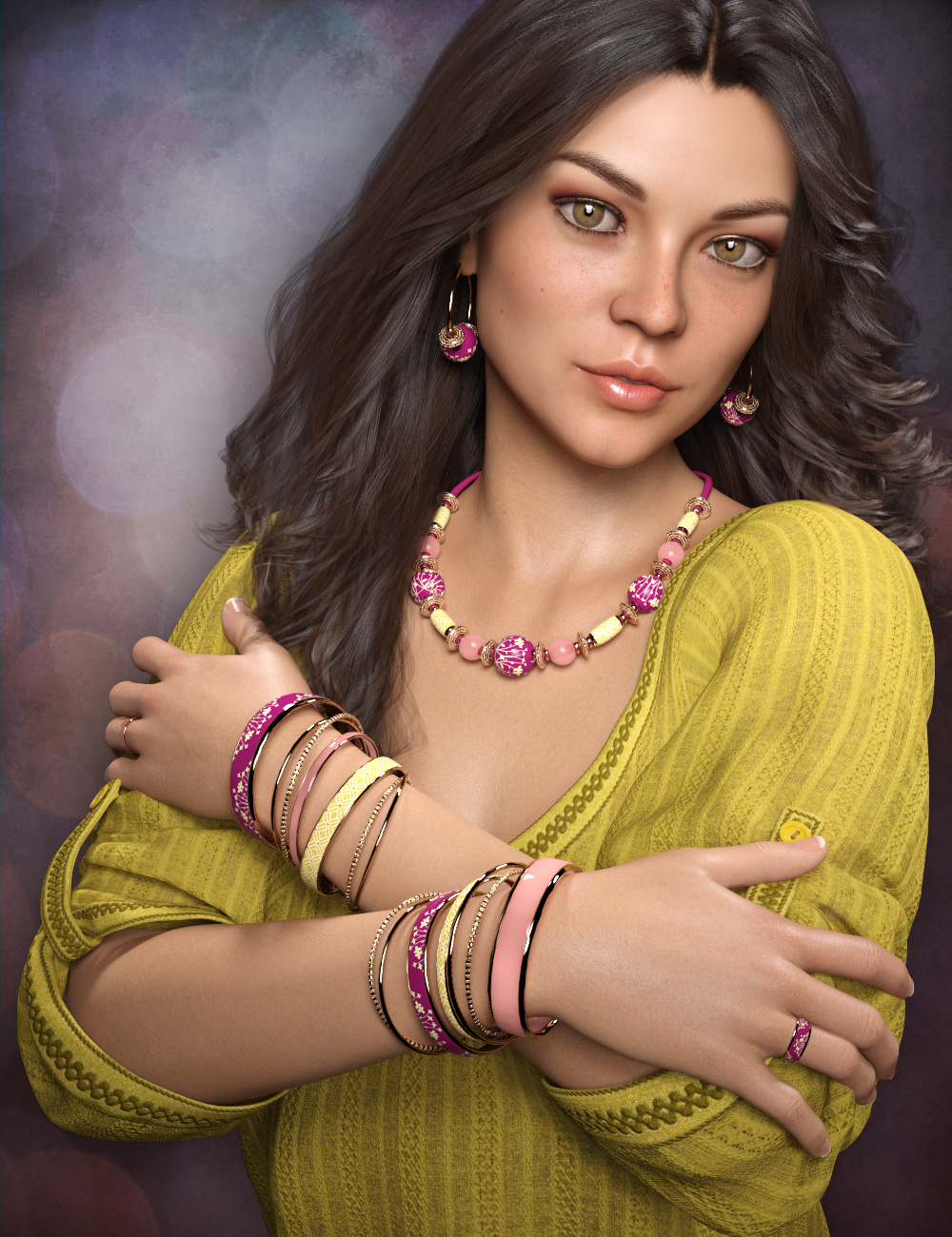 Colorful Jewelry For Genesis 8 Female S Daz 3d