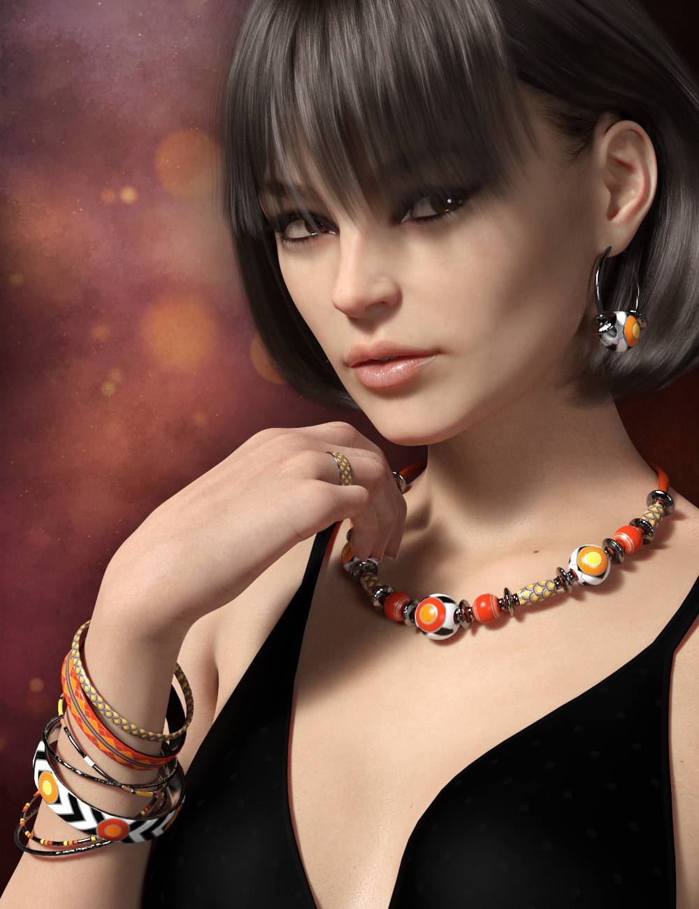 Colorful Jewelry For Genesis 8 Female S Daz 3d