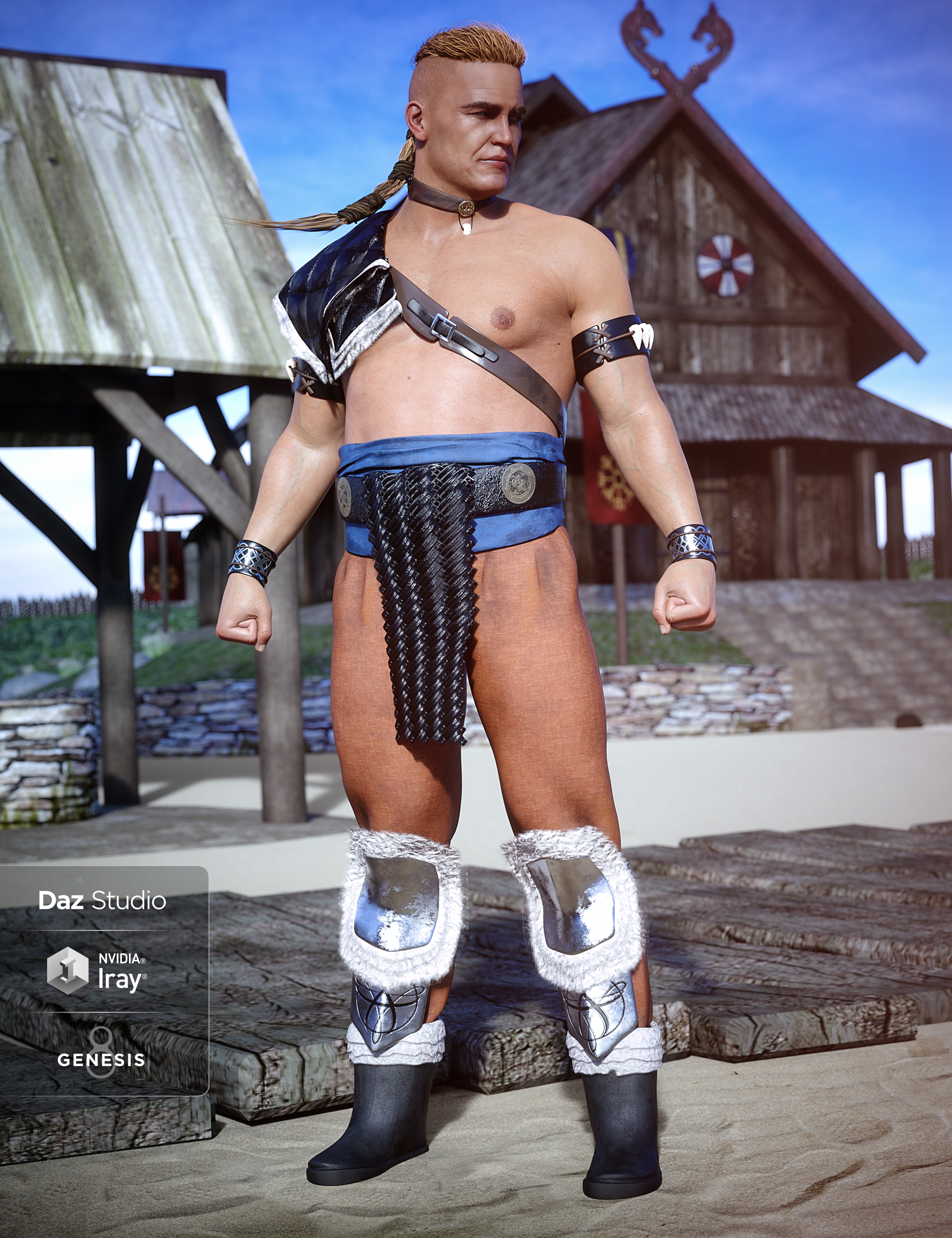 Tribal Warrior King Outfit Textures Tribal Warrior King Outfit Textures by: Moonscape GraphicsSade, 3D Models by Daz 3D