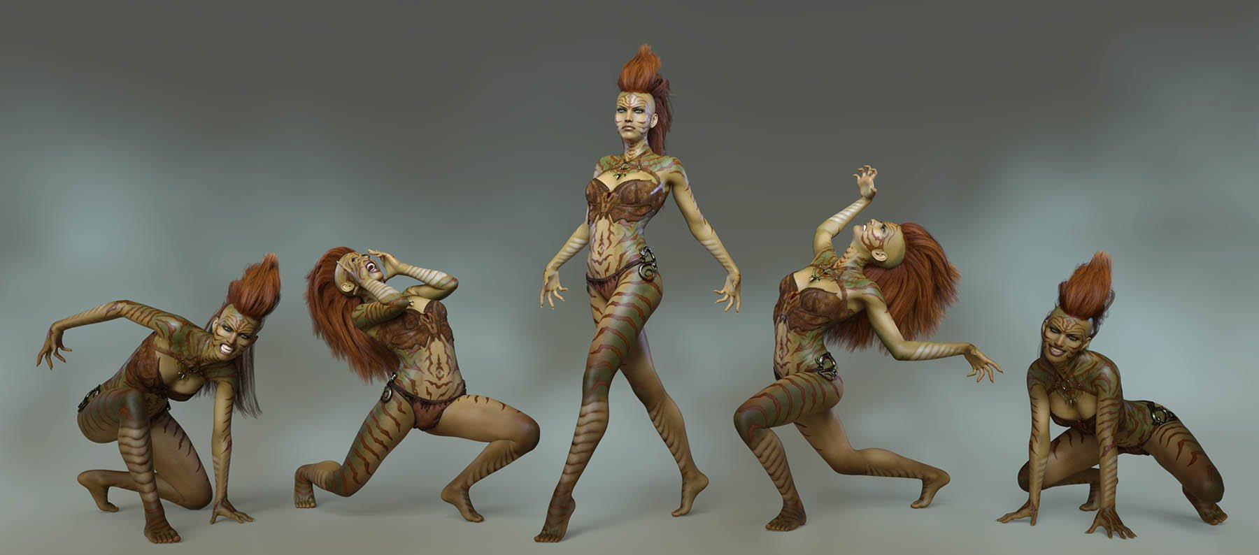 Alien Poses and Expressions Genesis 8 Female(s) by: Capsces Digital Ink, 3D Models by Daz 3D
