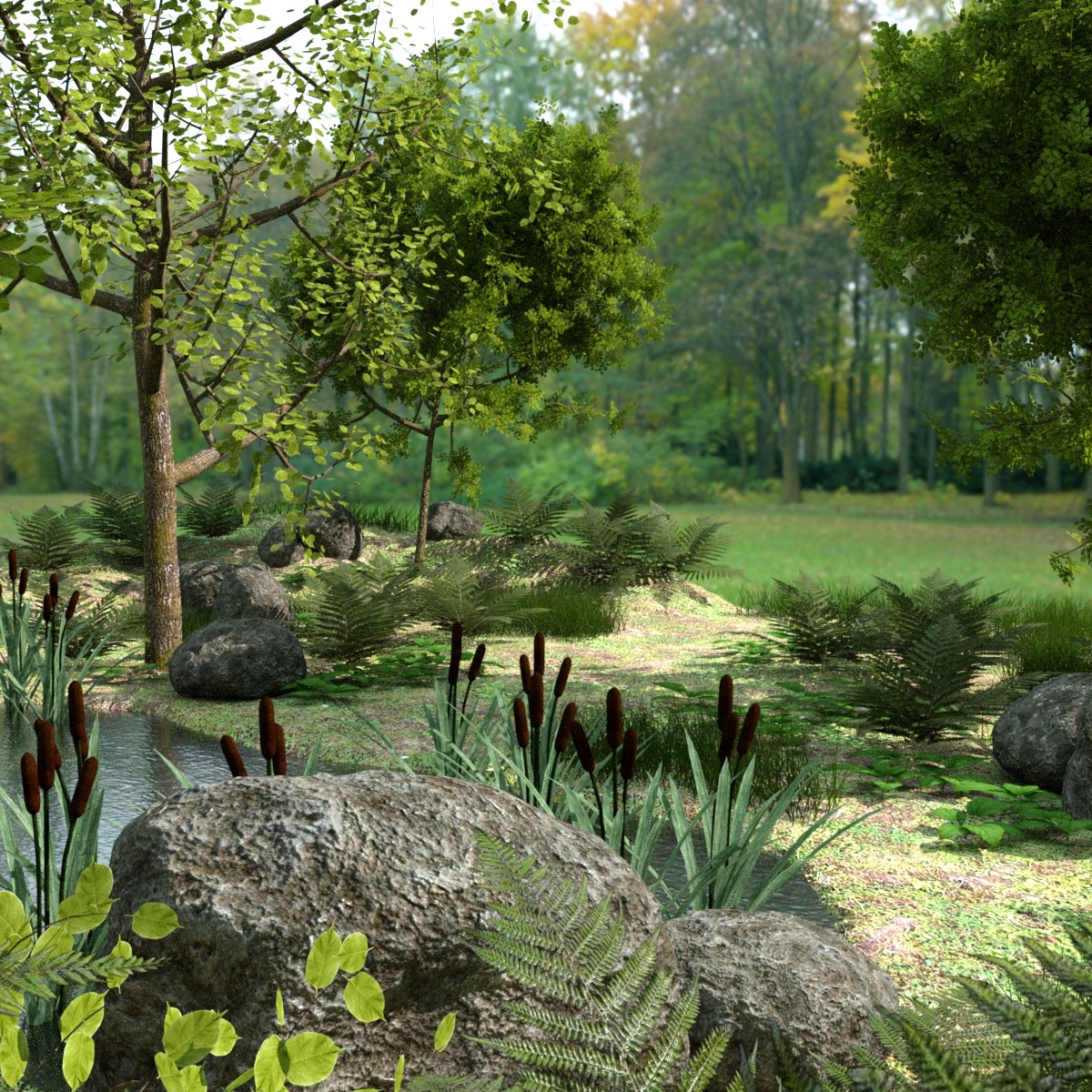 My Little Pond by: JeffersonAF, 3D Models by Daz 3D