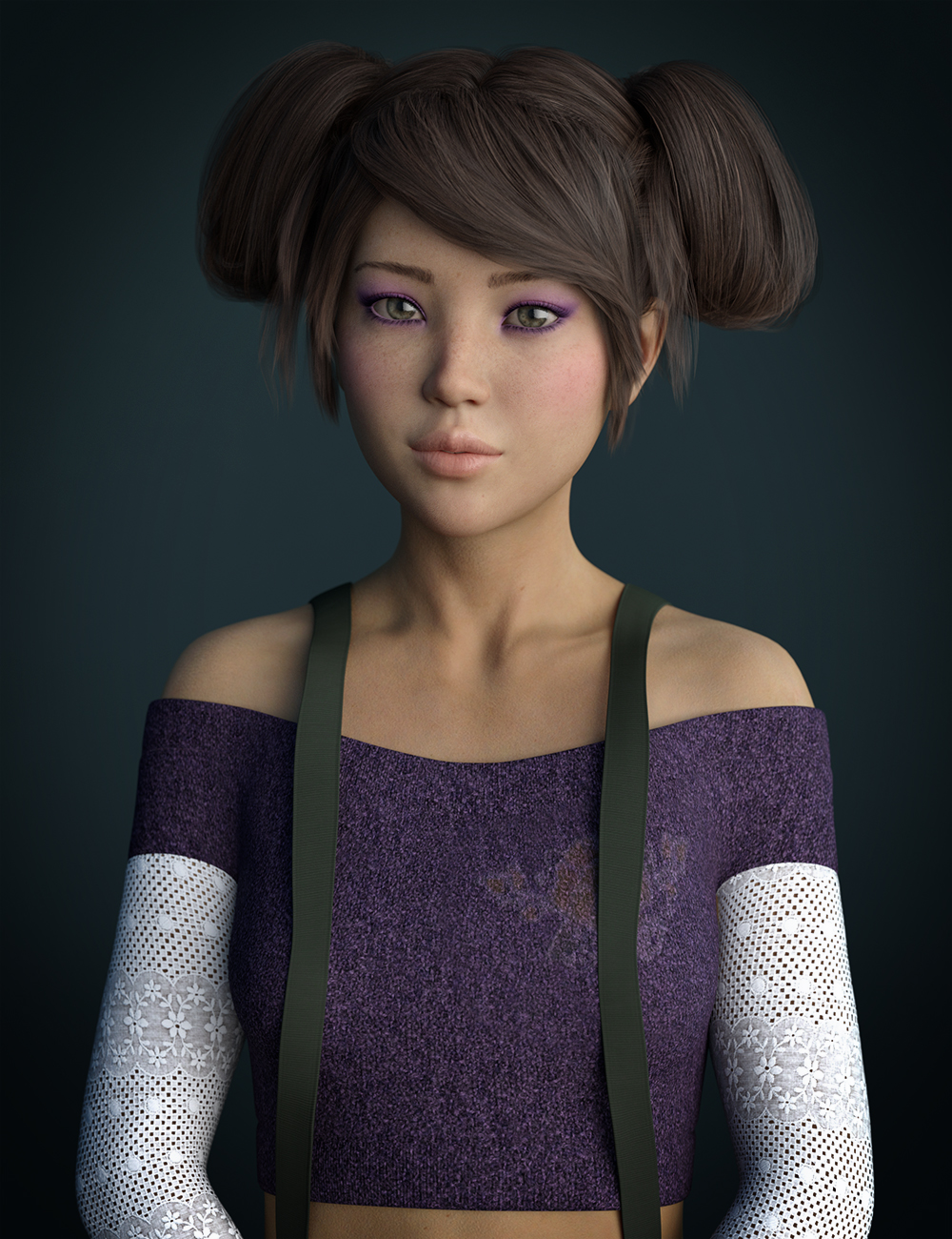 Teen Miyu HD for Mei Lin 8 by: Fred Winkler ArtSabby, 3D Models by Daz 3D