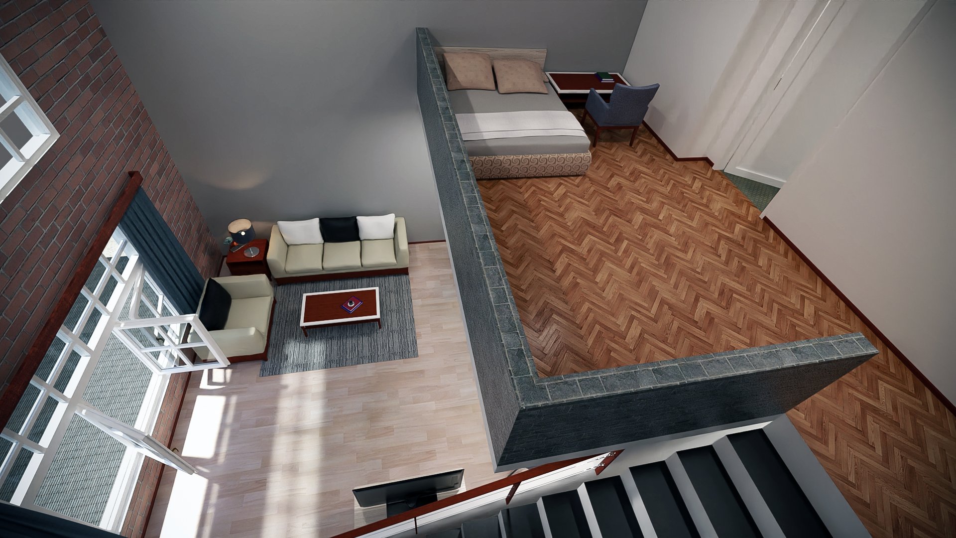 The Confluence Apartment The Confluence Apartment by: Tesla3dCorp, 3D Models by Daz 3D