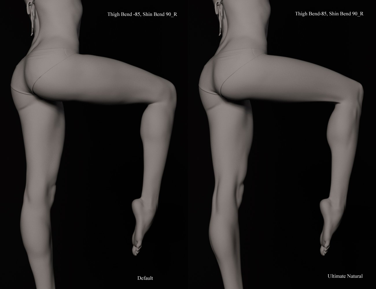 Ultimate Natural Bend Morphs for Victoria 8 by: K.H. Image Studio, 3D Models by Daz 3D