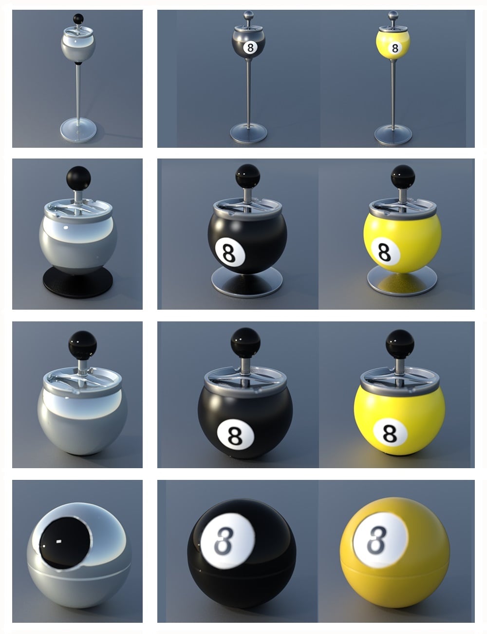 Smoker's Delight Lighters, Matchboxes & Ashtrays Daz 3D