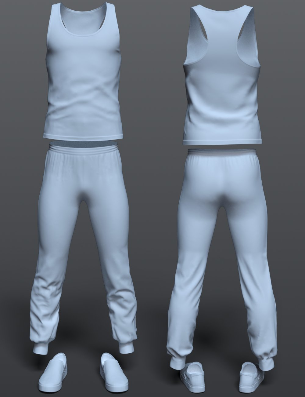 dForce Urban Casual Outfit for Genesis 8 Male by: Leviathan, 3D Models by Daz 3D
