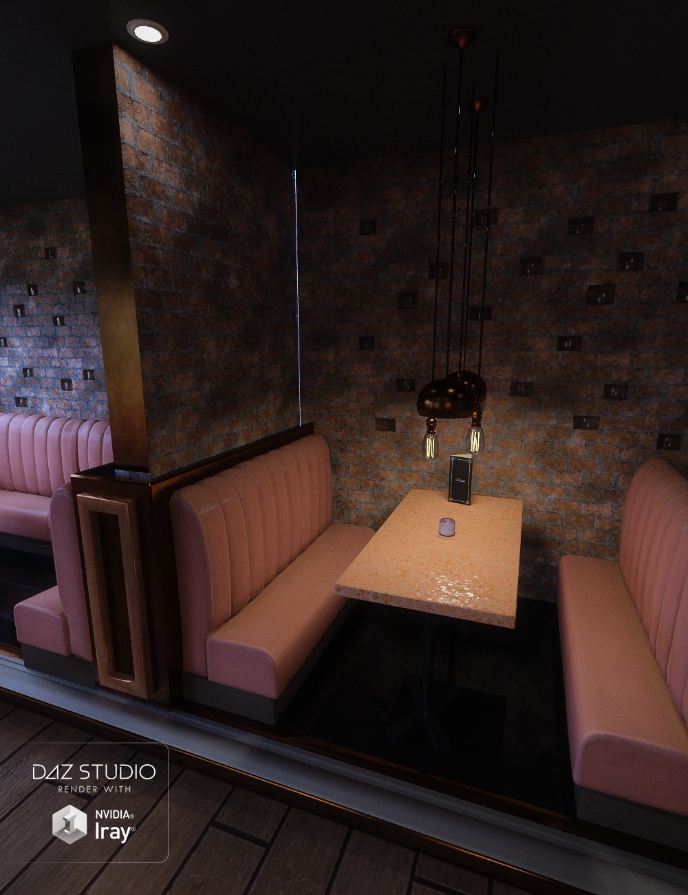 Aquarium Bar Aquarium Bar by: RazTech, 3D Models by Daz 3D