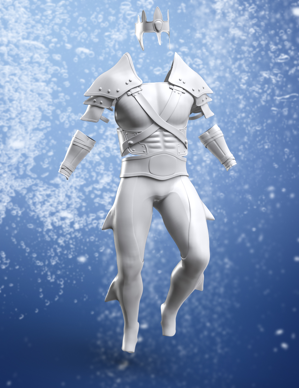 Poseidon Outfit for Genesis 8 Male(s) by: Barbara BrundonMoonscape GraphicsSadeUmblefugly, 3D Models by Daz 3D