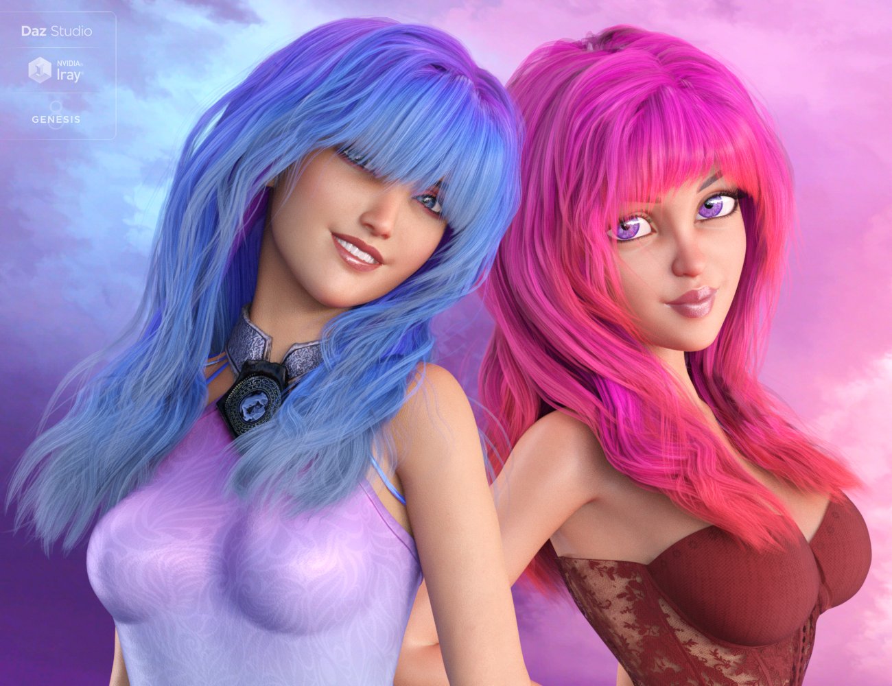Layered Fringe Hair for Genesis 3 and 8 Female(s) Layered Fringe Hair for Genesis 3 and 8 Female(s) by: 3DCelebrity, 3D Models by Daz 3D