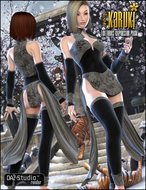 Karuki Textures by: Sarsaoutoftouch, 3D Models by Daz 3D