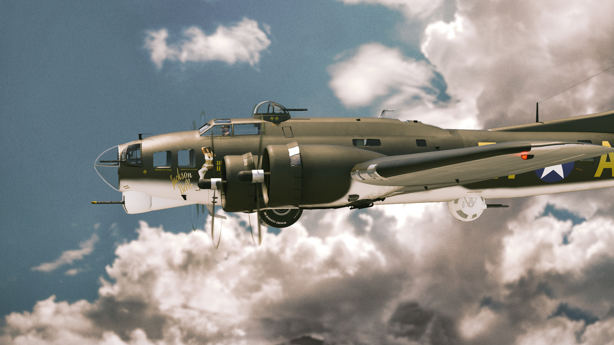 Flying Fortress Warplane Flying Fortress Warplane by: DarkEdgeDesign, 3D Models by Daz 3D