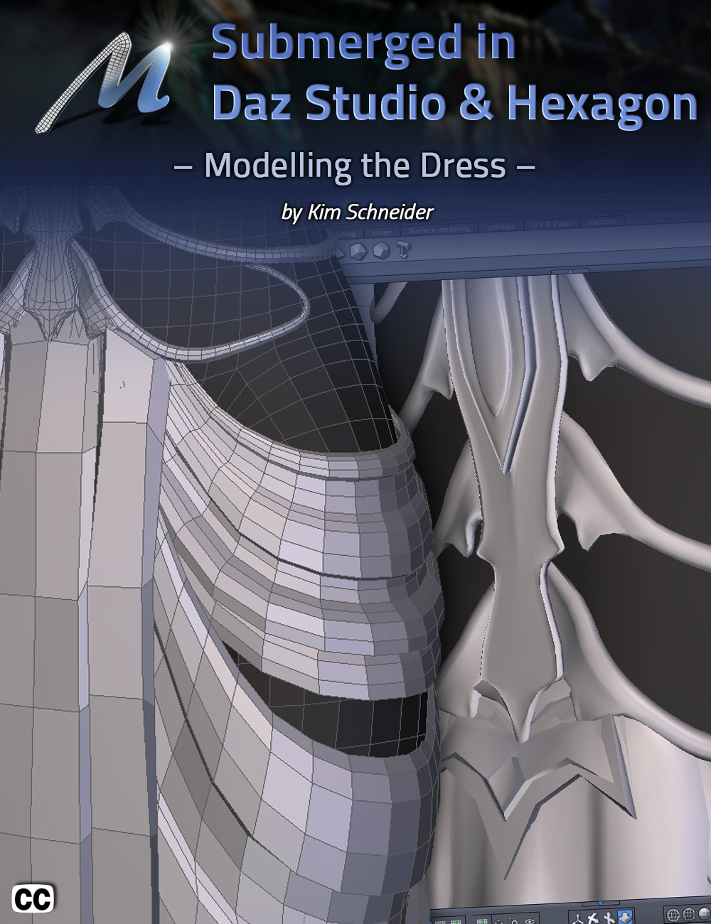 Submerged inside Hexagon and Daz Studio - Part 3: Modeling the Dress by: CganArki, 3D Models by Daz 3D