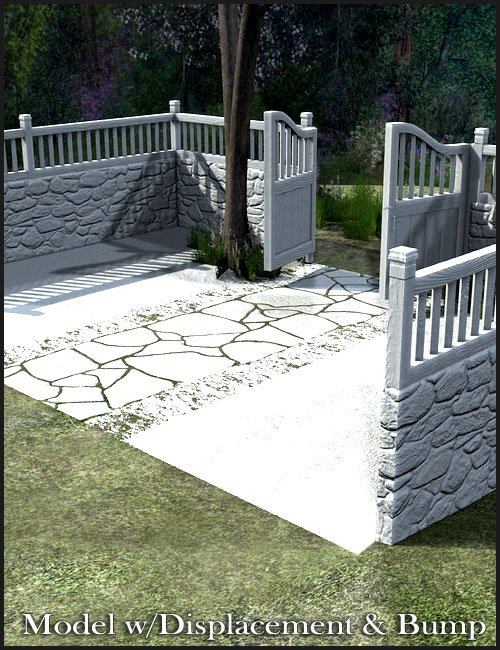 The Garden Wall The Garden Wall by: ARTCollab, 3D Models by Daz 3D