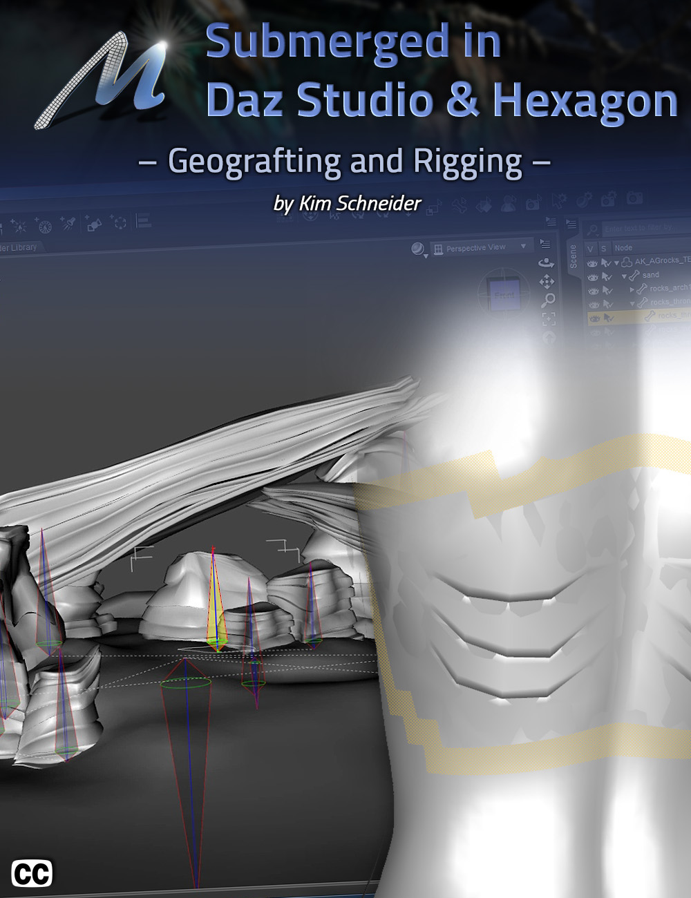 Submerged inside Hexagon and Daz Studio - Part 5: Geografting and Rigging Aguja by: CganArki, 3D Models by Daz 3D