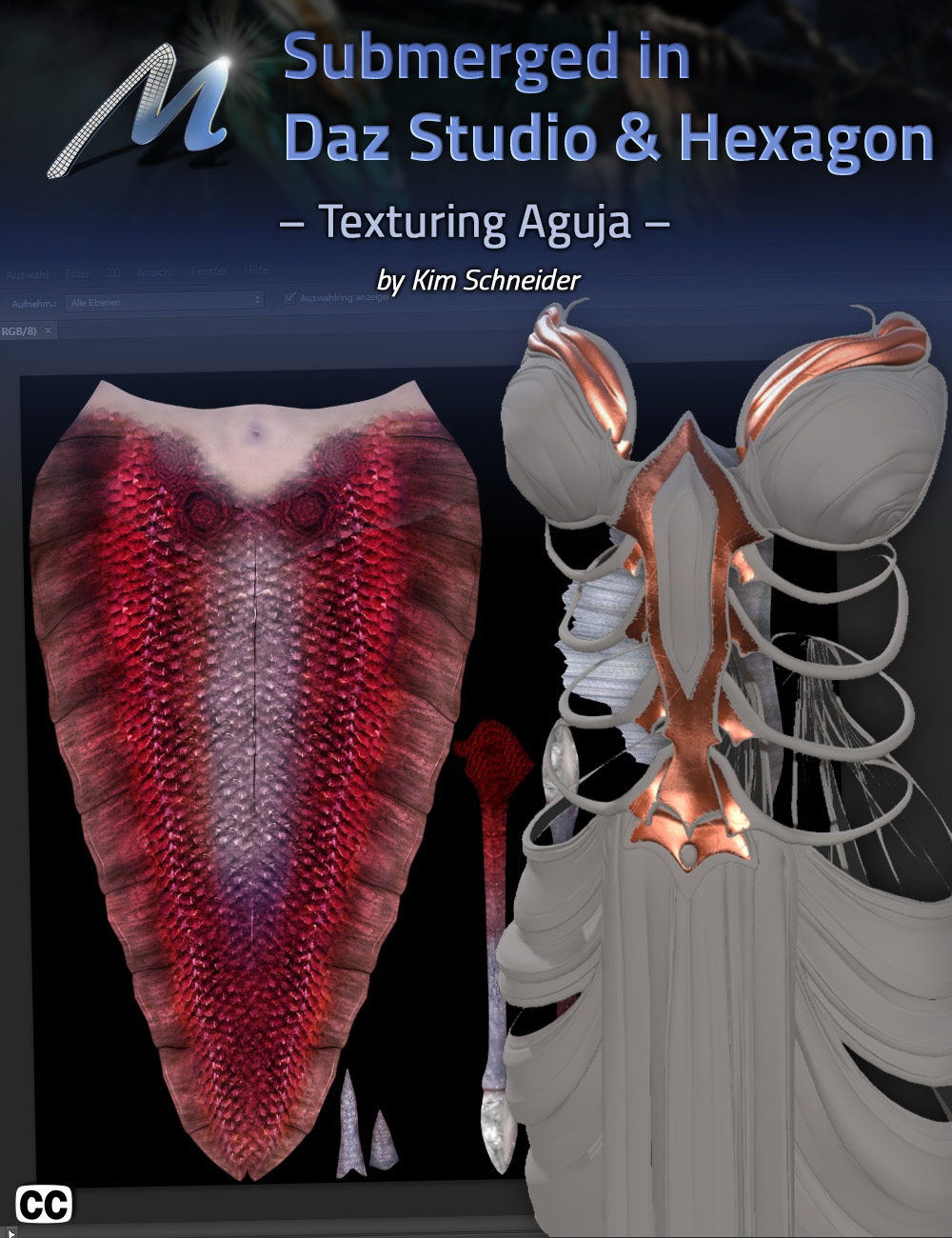 Submerged inside Hexagon and Daz Studio - Part 6: Texturing Aguja by: CganArki, 3D Models by Daz 3D