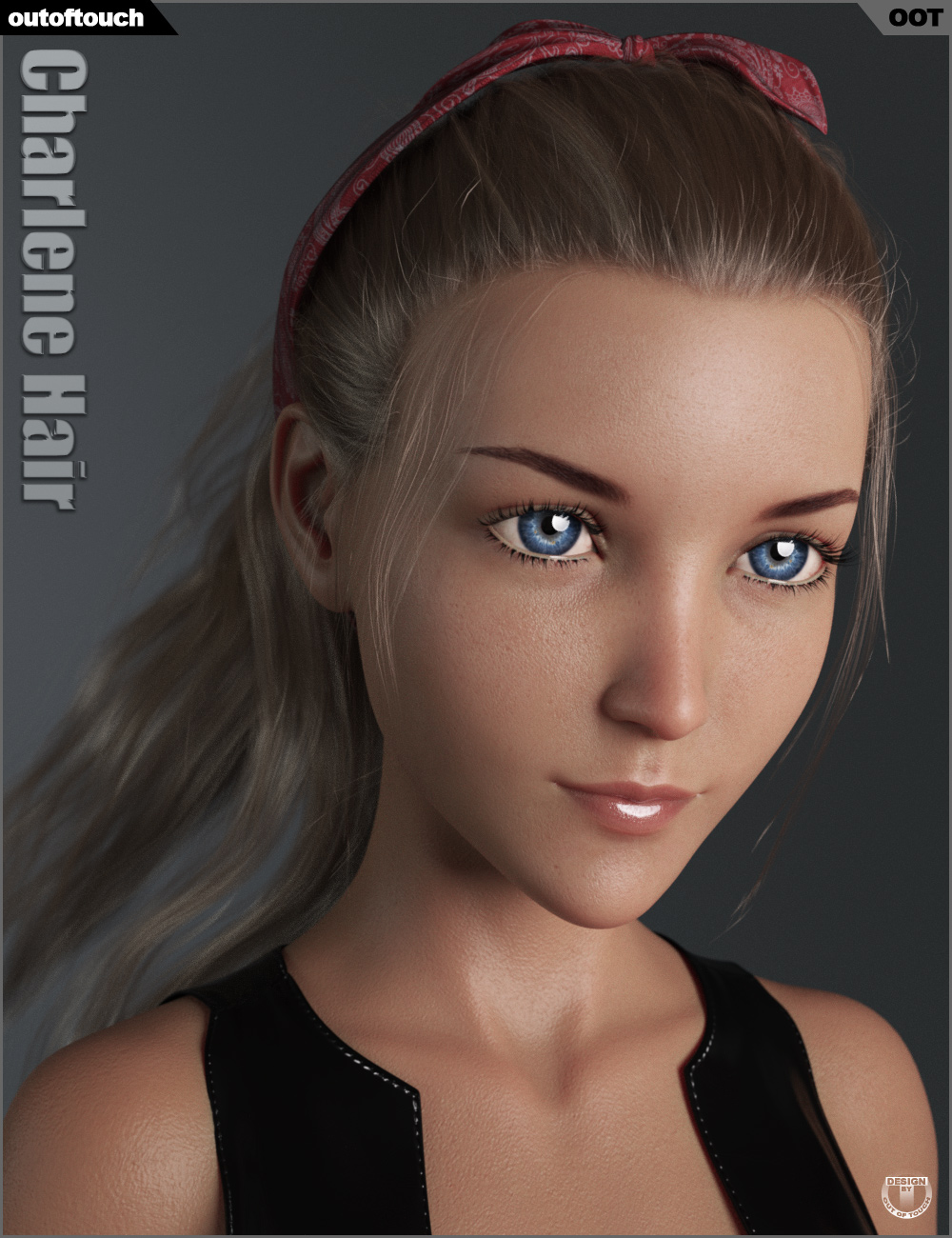 Charlene Hair For Genesis 3 And 8 Female(s) 