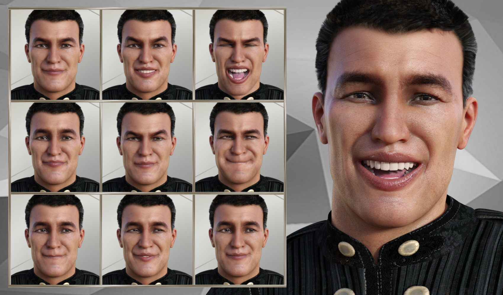 Warrior Expressions for Genesis 8 Male and Vladimir 8 Warrior Expressions for Genesis 8 Male and Vladimir 8 by: JWolf, 3D Models by Daz 3D
