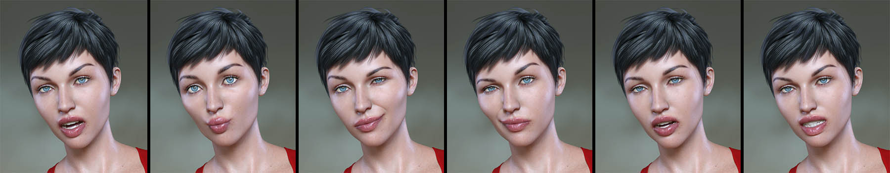 Confident Poses and Expressions for Eva 8 and Genesis 8 Female by: Capsces Digital Ink, 3D Models by Daz 3D
