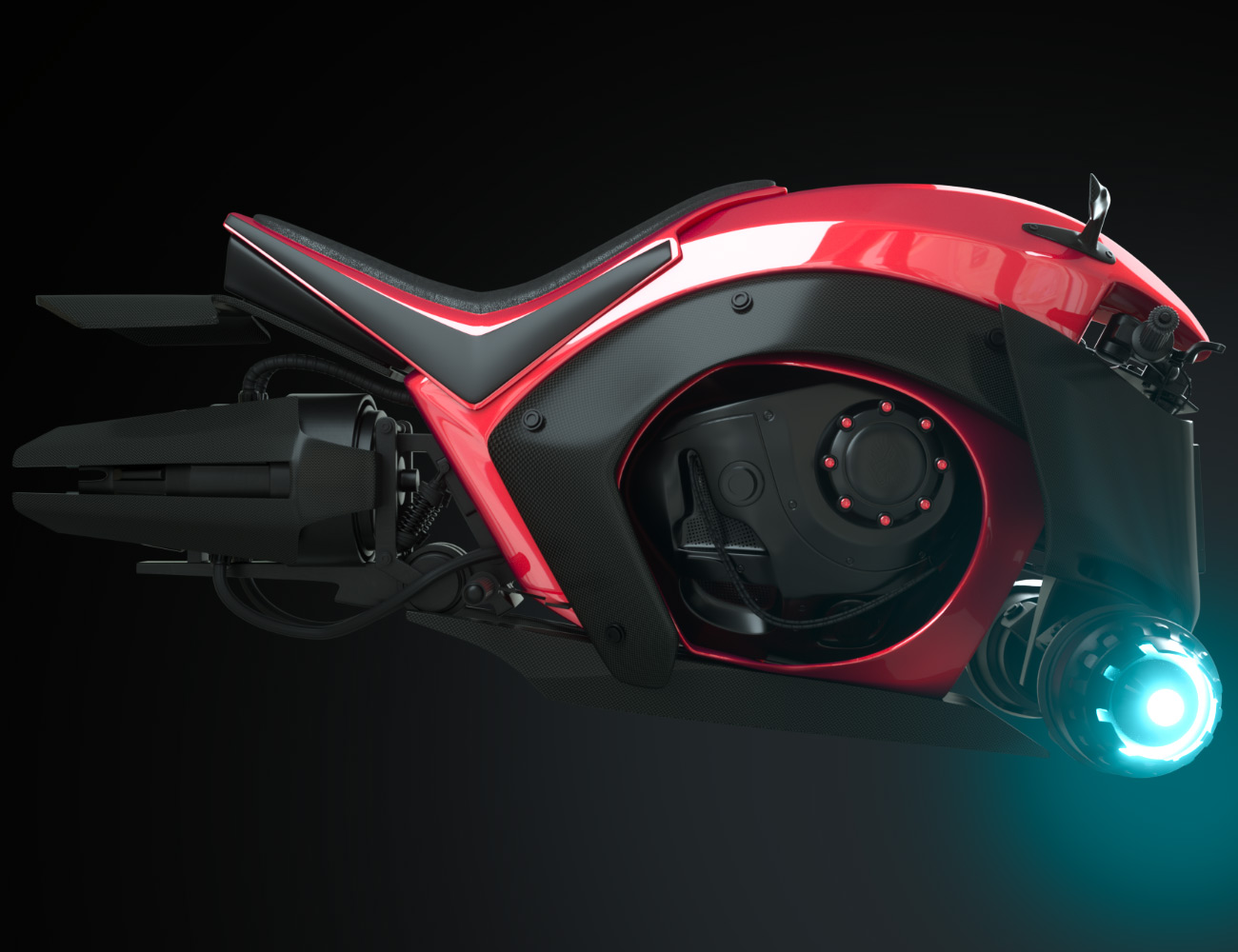 Yamaki Hover Bike by: Ravnheart, 3D Models by Daz 3D