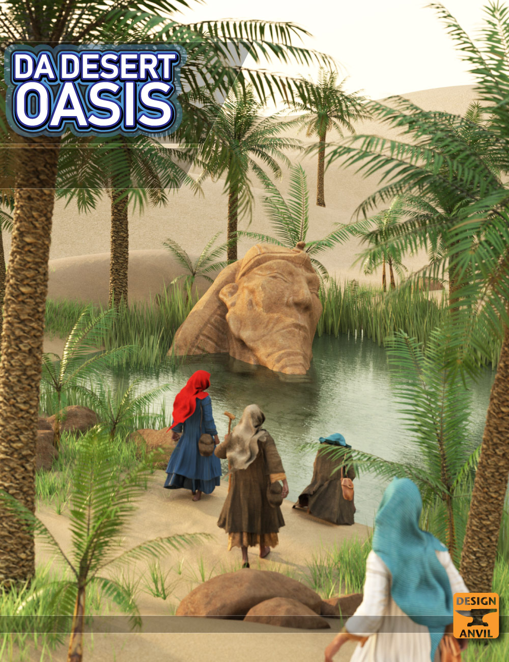 DA Desert Oasis by: Design Anvil, 3D Models by Daz 3D